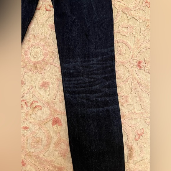 Express Dark Denim Cropped Leggings High Rise - Picture 4 of 8